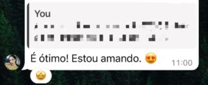 quézia aluna feedback
